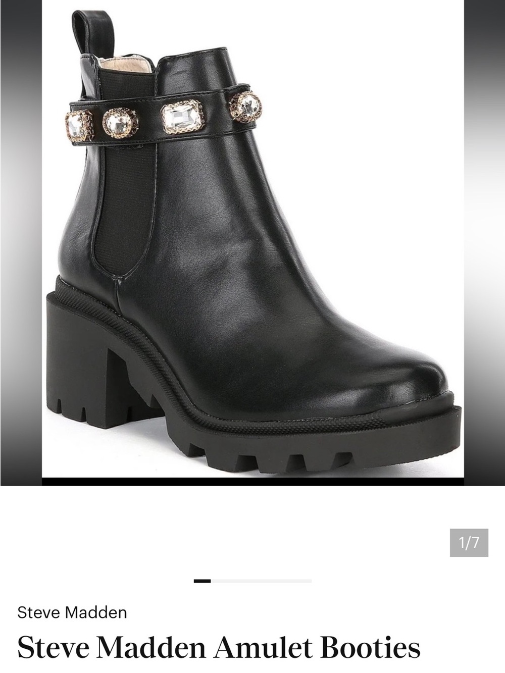 Steve Madden Amulet platform booties